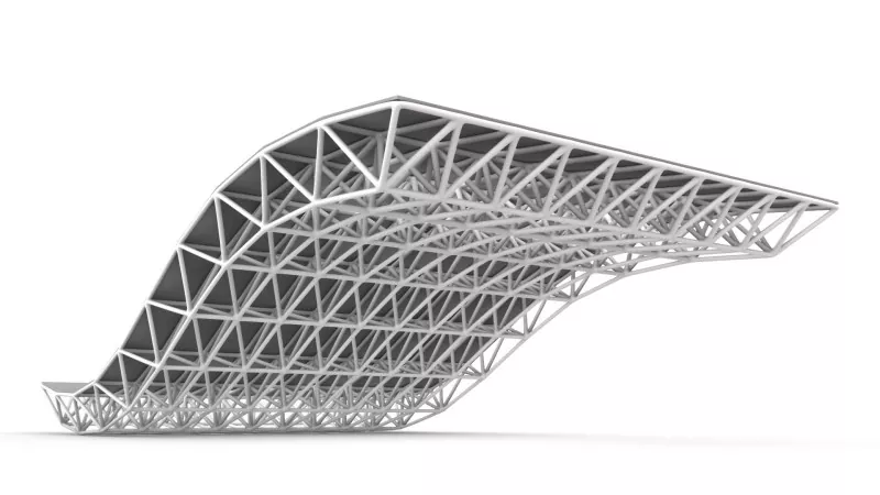 Space Truss Structure: D'Preferenze Choix fir grouss ëffentlech Gebaier