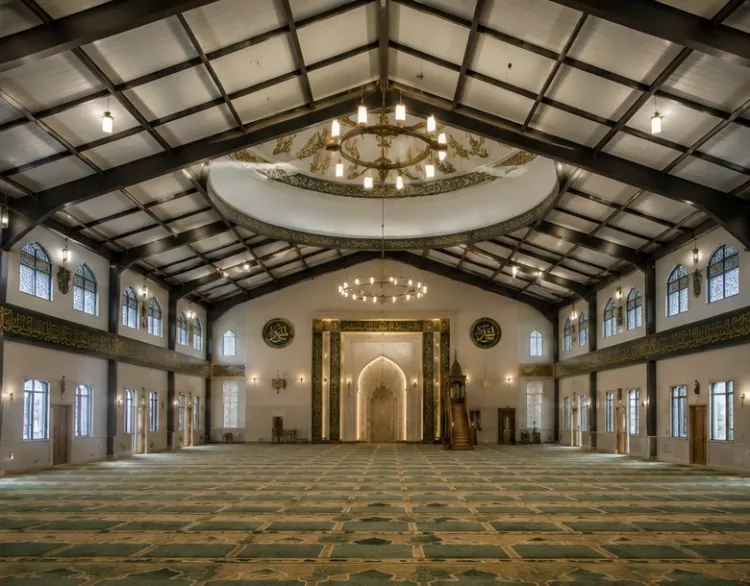 Kann eng Stolstruktur Moschee Konstruktioun den traditionellen islameschen Architekturstil erreechen?