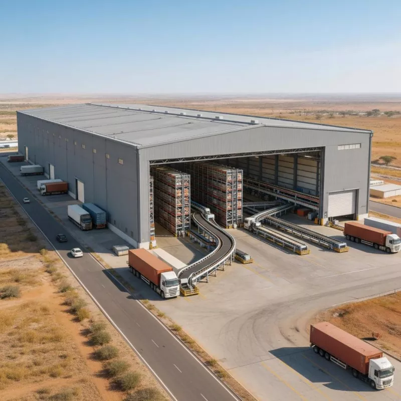 Wat sinn d'Haaptvirdeeler vu Prefab Modular Steel Frame Logistics Warehouse Construction fir E-Commerce Distribution Centers?