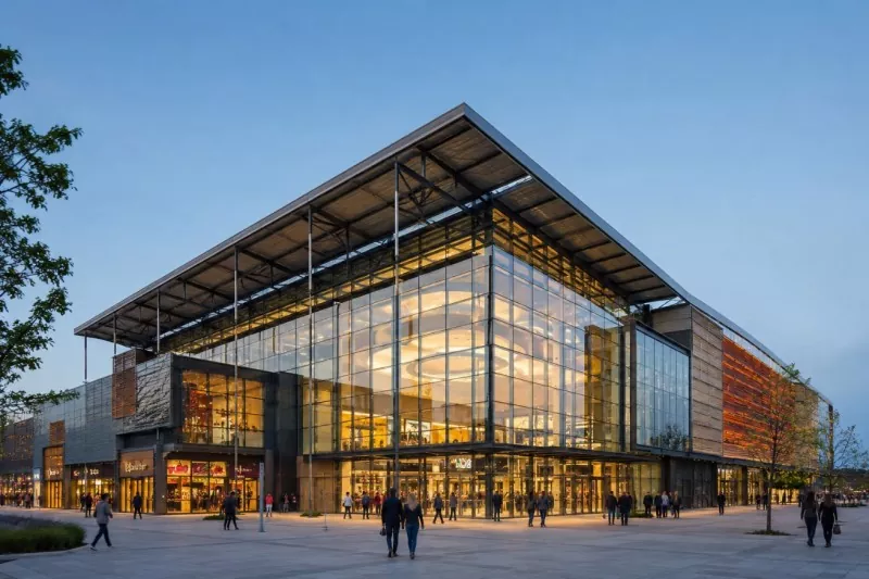 Wéi Kann Steel Structure Shopping Mall Construction den Zentrum vum Urban Lifestyle ginn?