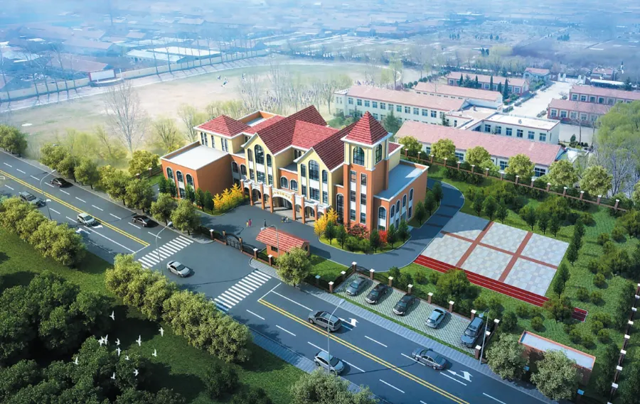 Iwwerpréiwung vun Project Fäll | Jinkou Kindergarten Project - Déi éischt EPC Prefabrizéiert Stolstruktur Gebai am Jimo Distrikt