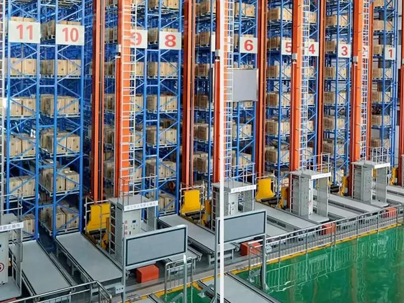 Automatiséiert Stereoskopesch Steel Warehouse