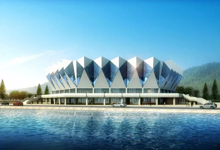 Entworf Form Steel Construction Stadium