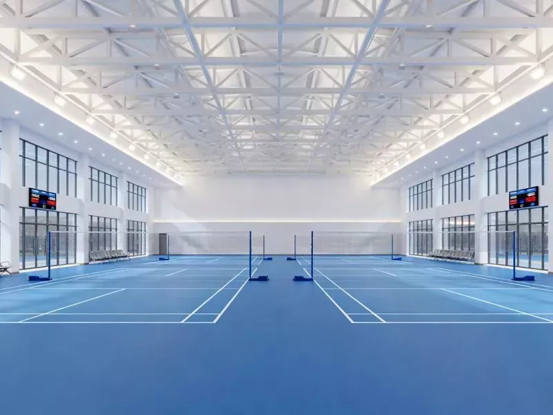Indoor Badminton Hall Stolkonstruktioun