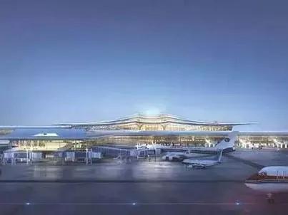 Metal Struktur Flughafen Gebaier