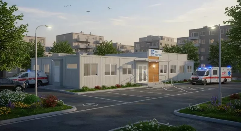 Modular Prefabrizéierten Stol Gesondheetsariichtung Eenheeten