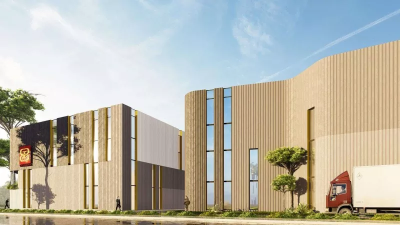Multi Layer Steel Construction Industriell Workshop