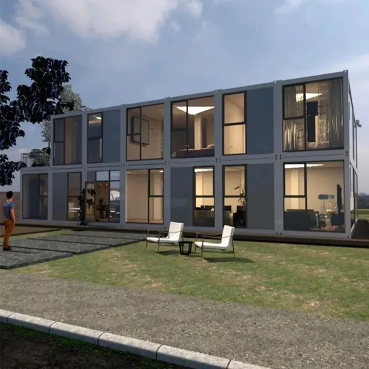Prefabrizéierten Container Integréiert Stol Doheem