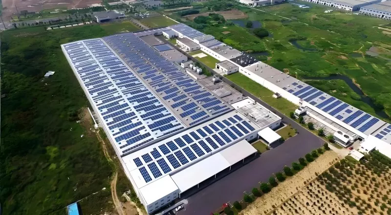 PV-Integréiert Warehouse Steel Construction