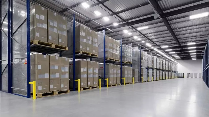 Stahl konstant Temperatur a Fiichtegkeet Warehouse