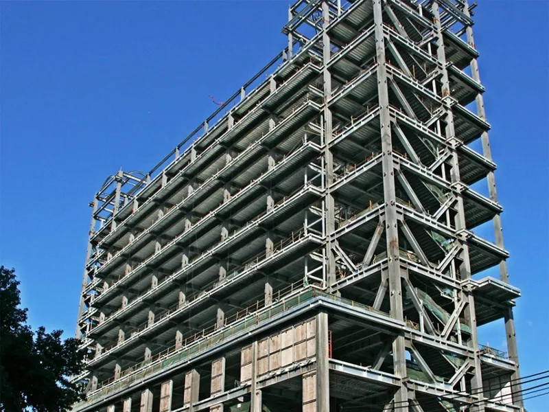 Stahlrahmen Residential Gebai