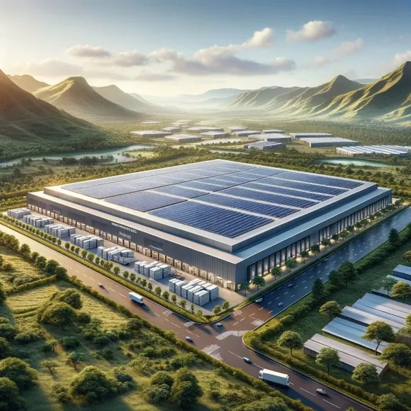 Stol Photovoltaik Integréiert Warehouse