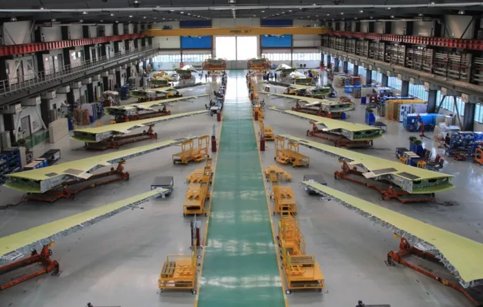 Stol Struktur Fliger Fabrikatioun Workshop Konstruktioun