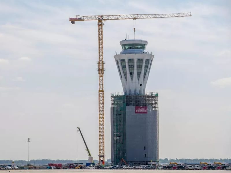 Stol Struktur Flughafen Kontroll Tower